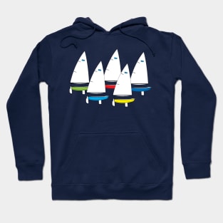 Sabot Sailboats Racing Hoodie